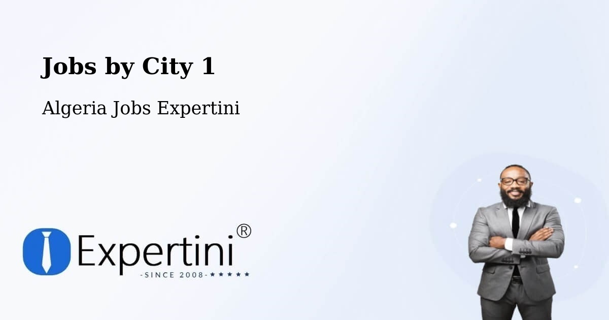 City Jobs in Algeria - Expertini