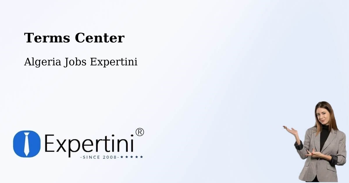 Terms of Service – Chlef - Algeria Jobs Expertini